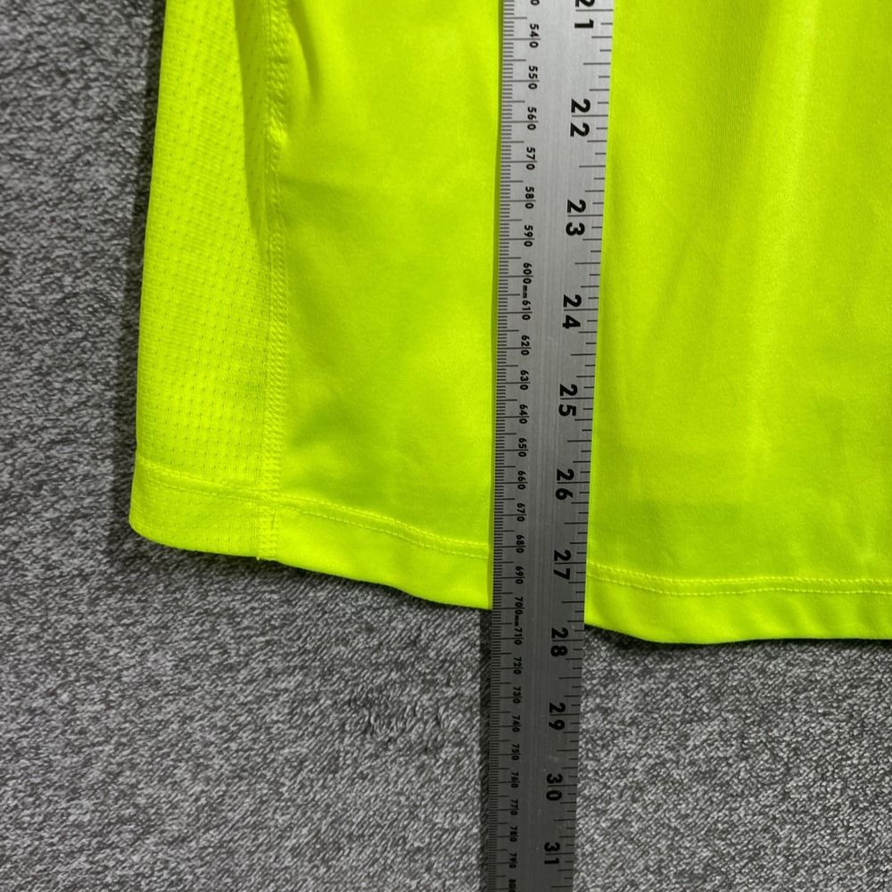 Nike Miler Running Tank Top Womens Large Neon Yellow Volt Dri-FIT - Picture 9 of 9